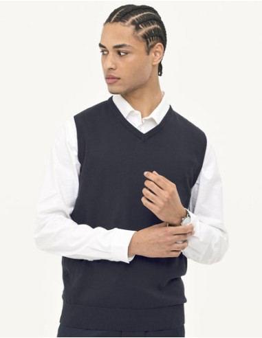 SOL-00591-Unisex Sleeveless Sweater Gentlemen